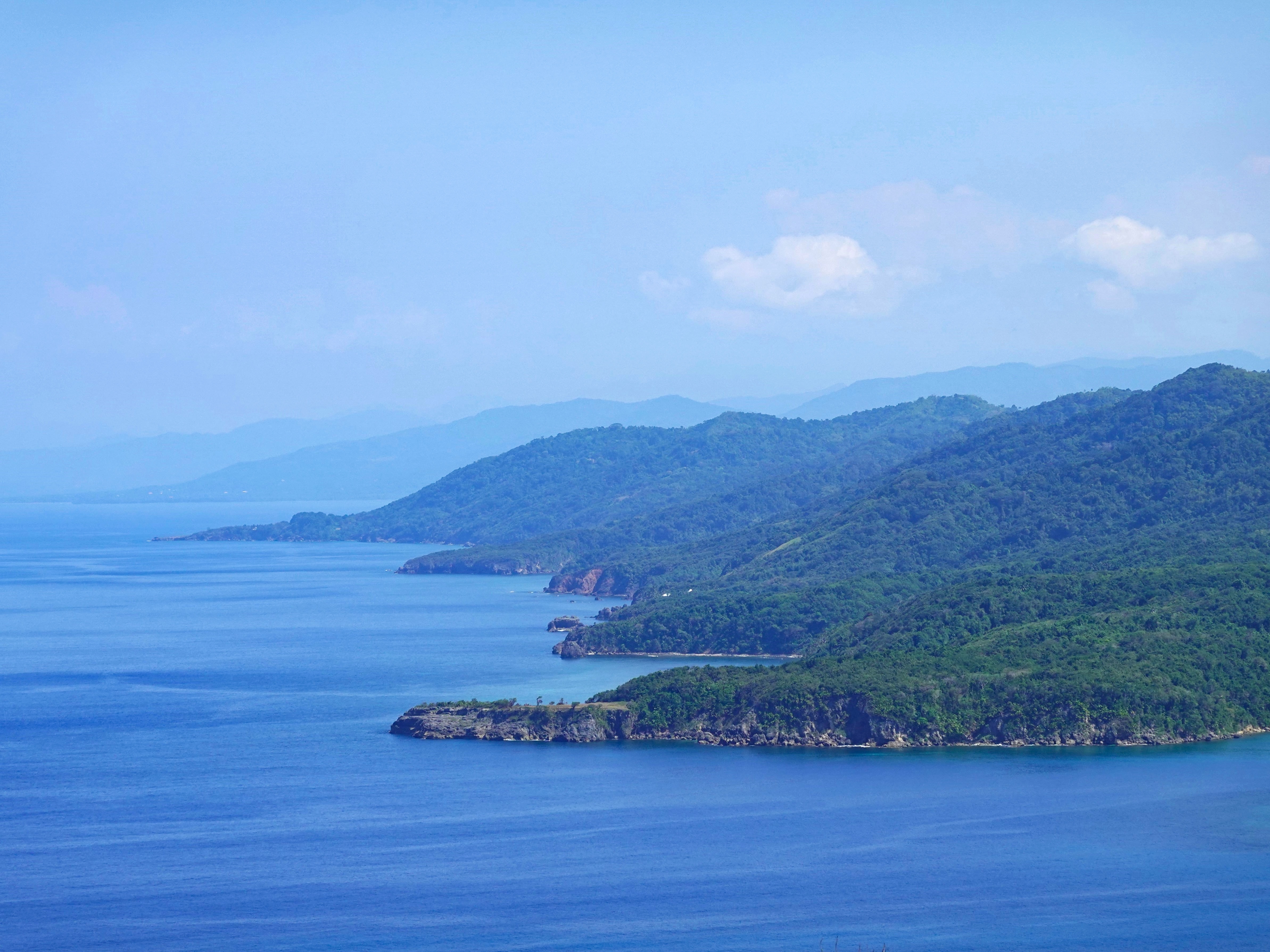 A view of the St Mary Jamaica coastline 