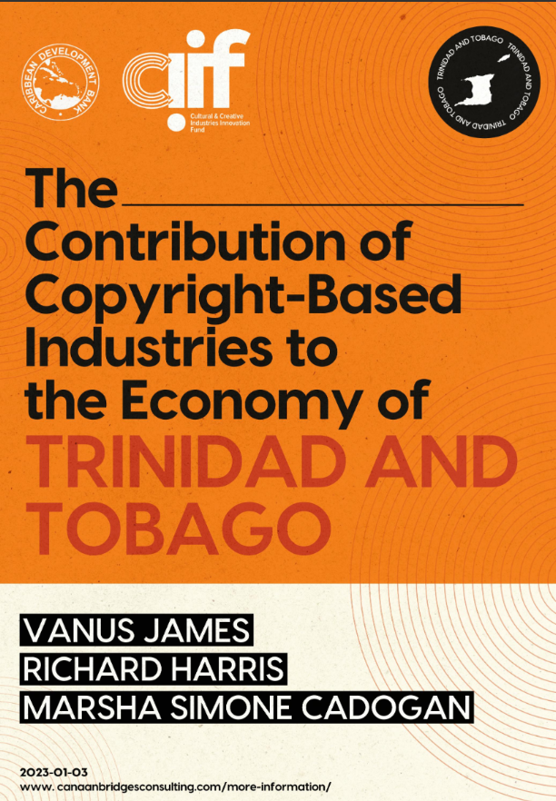 Orange cover of Trinidad and Tobago study with title or publication in black