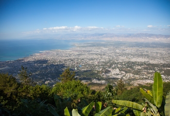 View of Port au Prince Haiti