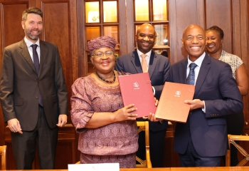 CDB President and WTO DG exchange MOU
