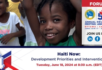 Haiti Now: Development Priorities and Interventions